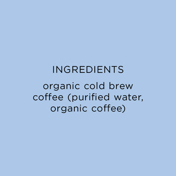 Organic Cold Brew Coffee | Medium Roast