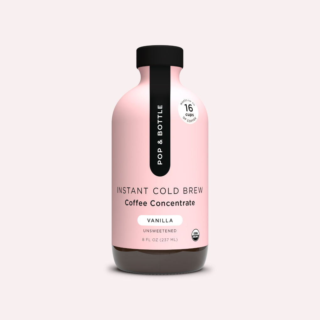 Pop & Bottle Vanilla Instant Cold Brew Coffee Concentrate