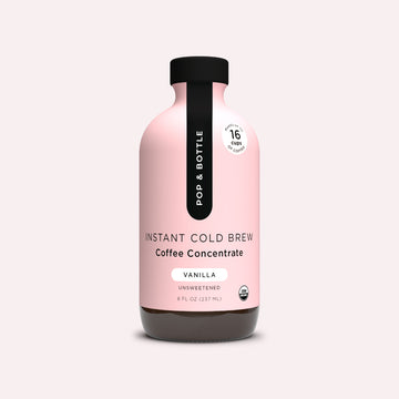 Pop & Bottle Vanilla Instant Cold Brew Coffee Concentrate