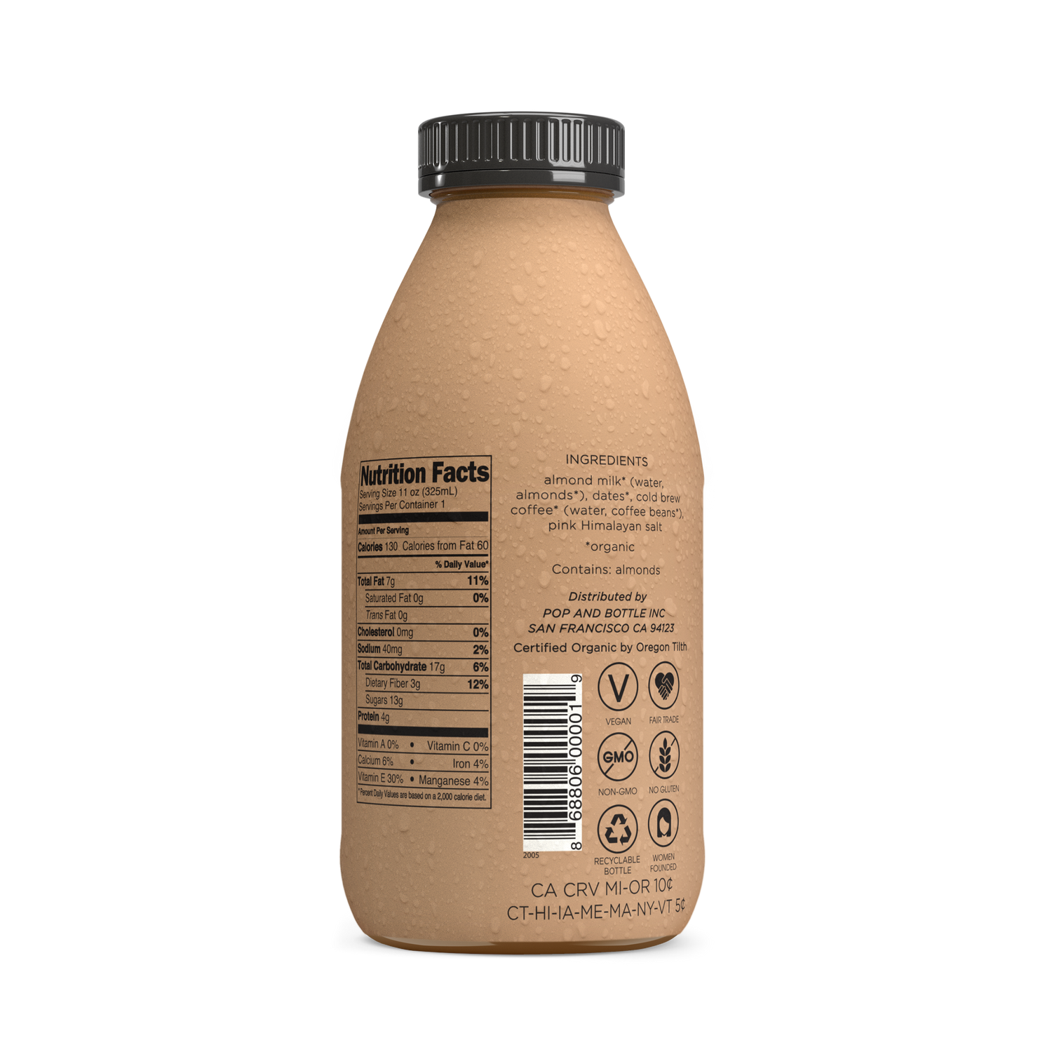 Classic Cold Brew Almond Milk Latte