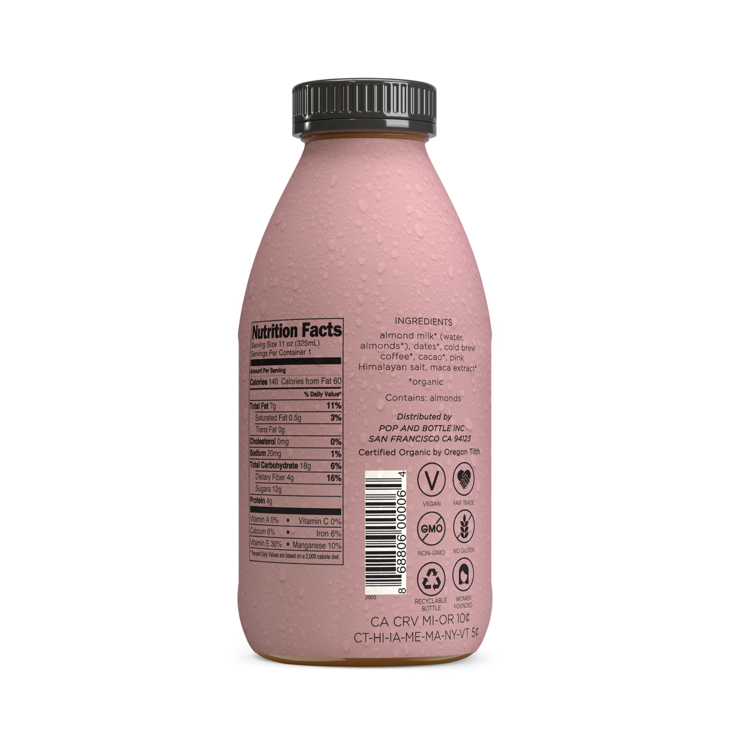 Mocha Cold Brew Almond Milk Latte