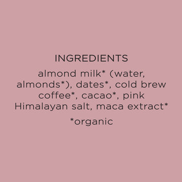 Mocha Cold Brew Almond Milk Latte