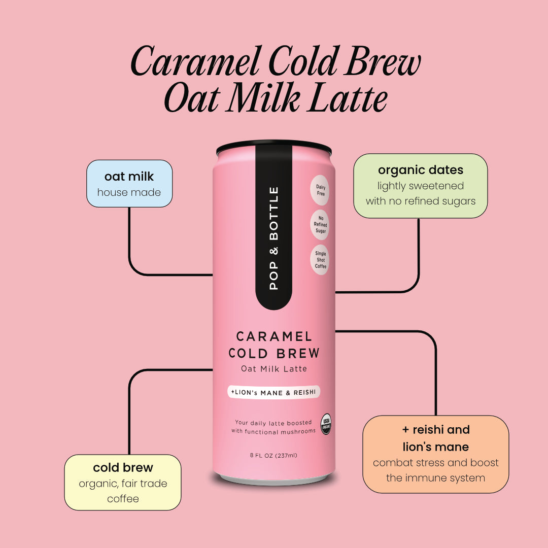 Caramel Cold Brew | Oat Milk Latte