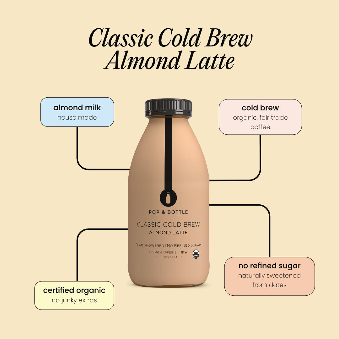 Classic Cold Brew | Almond Milk Latte