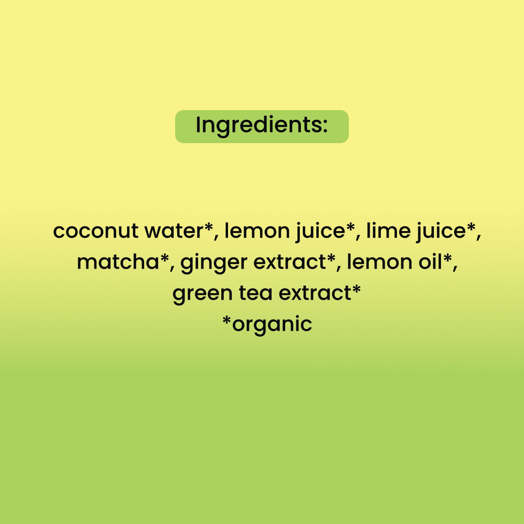 Citrus Matcha Coconut Water