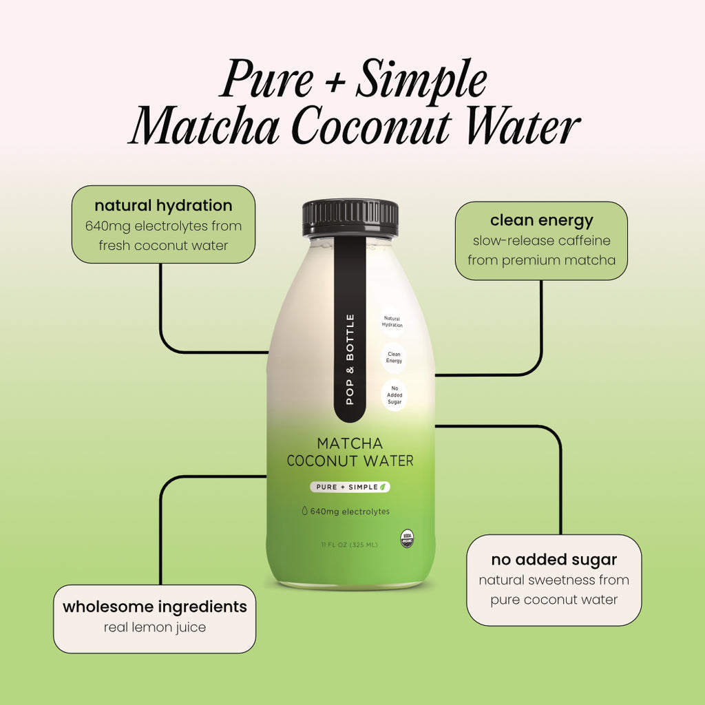 Pure + Simple | Matcha Coconut Water