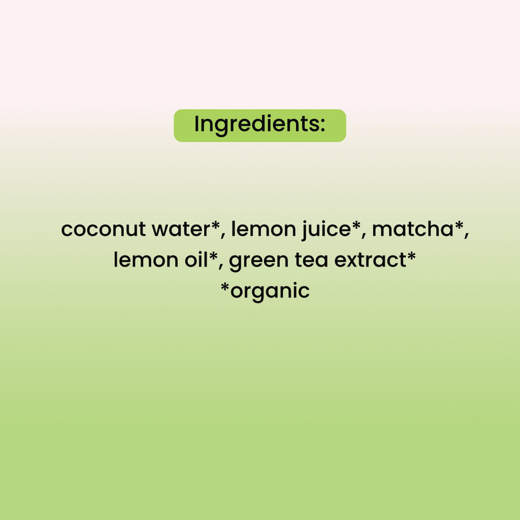 Pure + Simple | Matcha Coconut Water