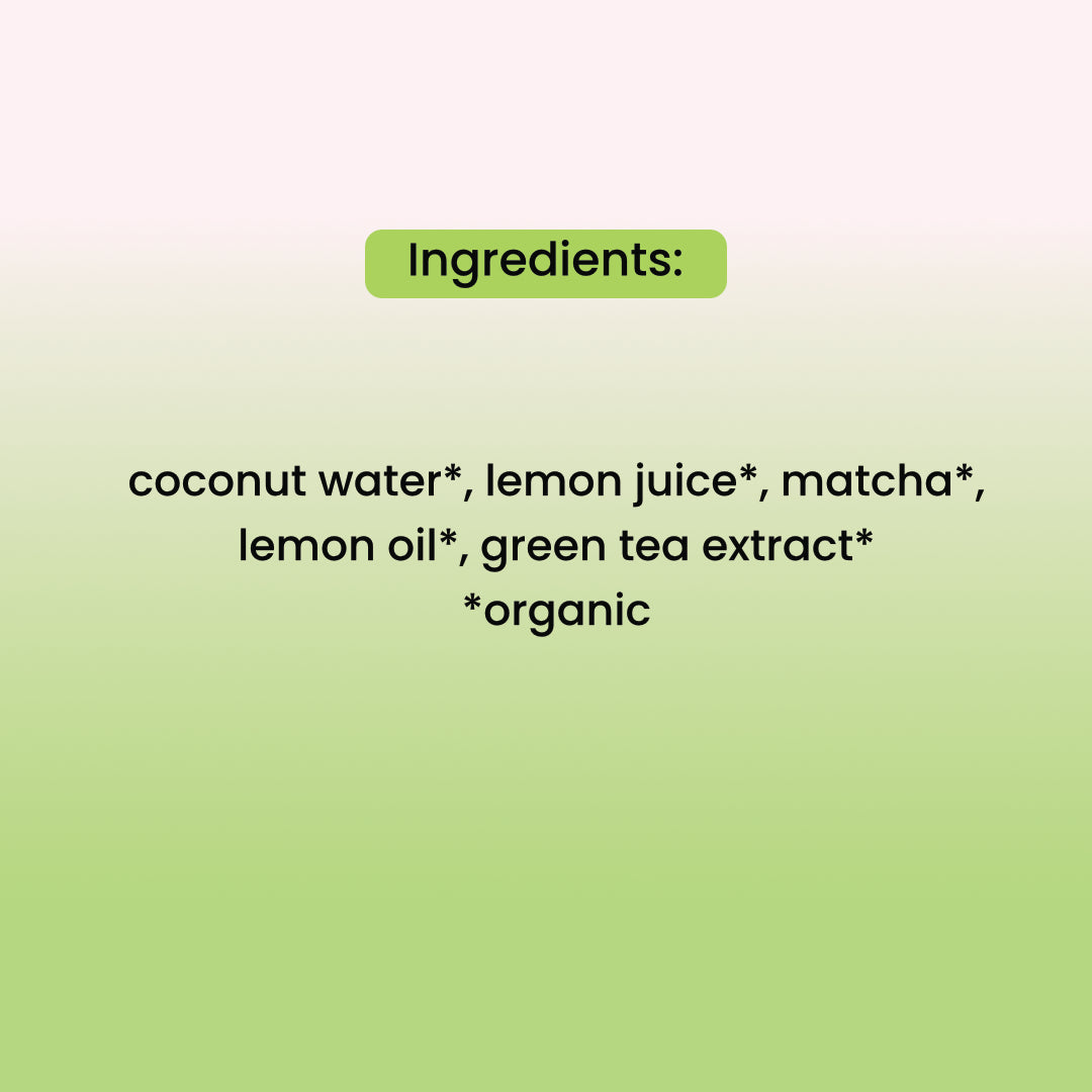 Pure + Simple | Matcha Coconut Water