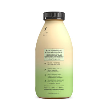 Vanilla Bean Matcha | Almond Milk Latte
