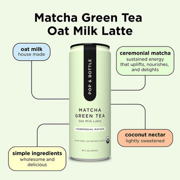 Matcha Green Tea | Oat Milk Latte