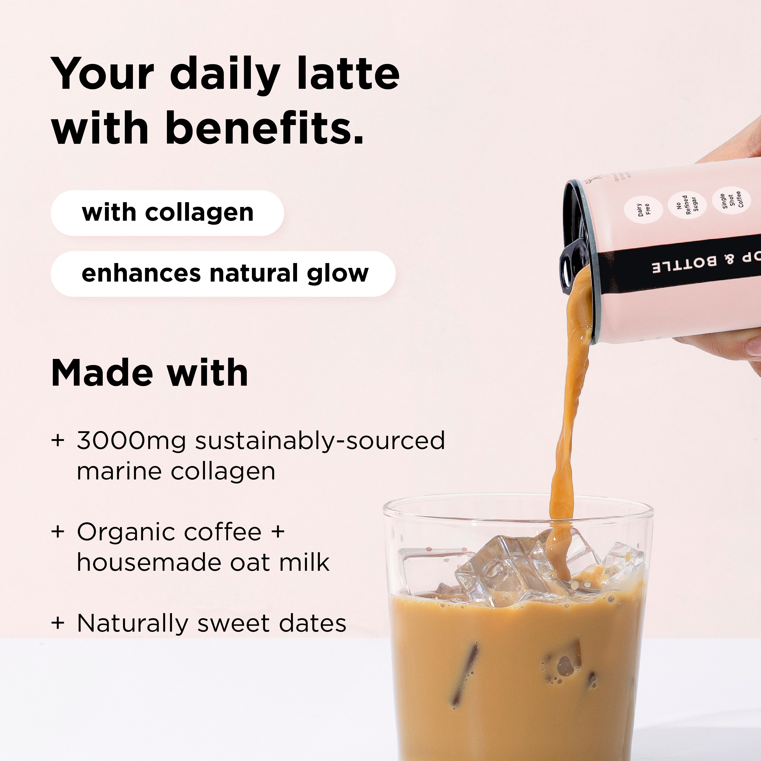 Vanilla cold brew | Oat Milk Latte – Pop & Bottle