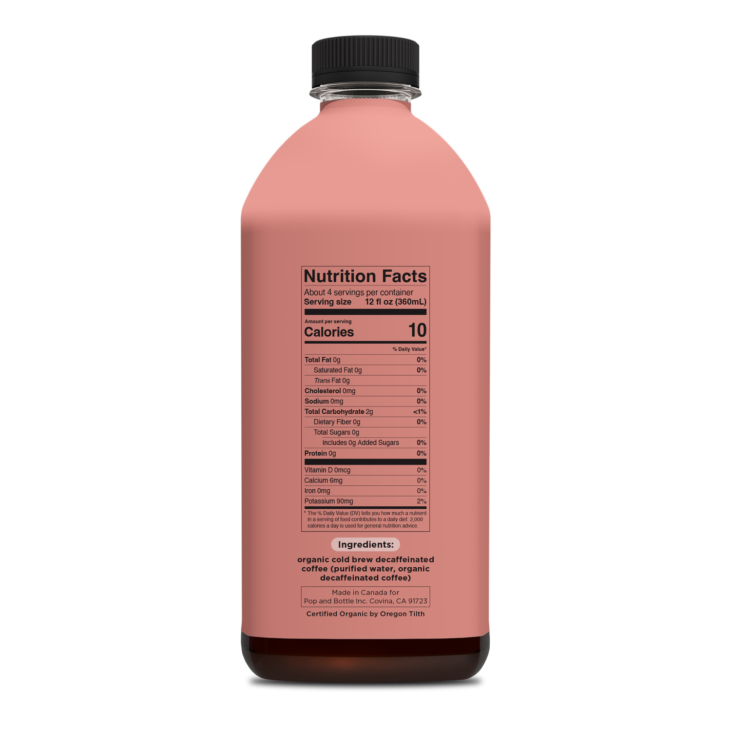 Organic Cold Brew Coffee | Decaf