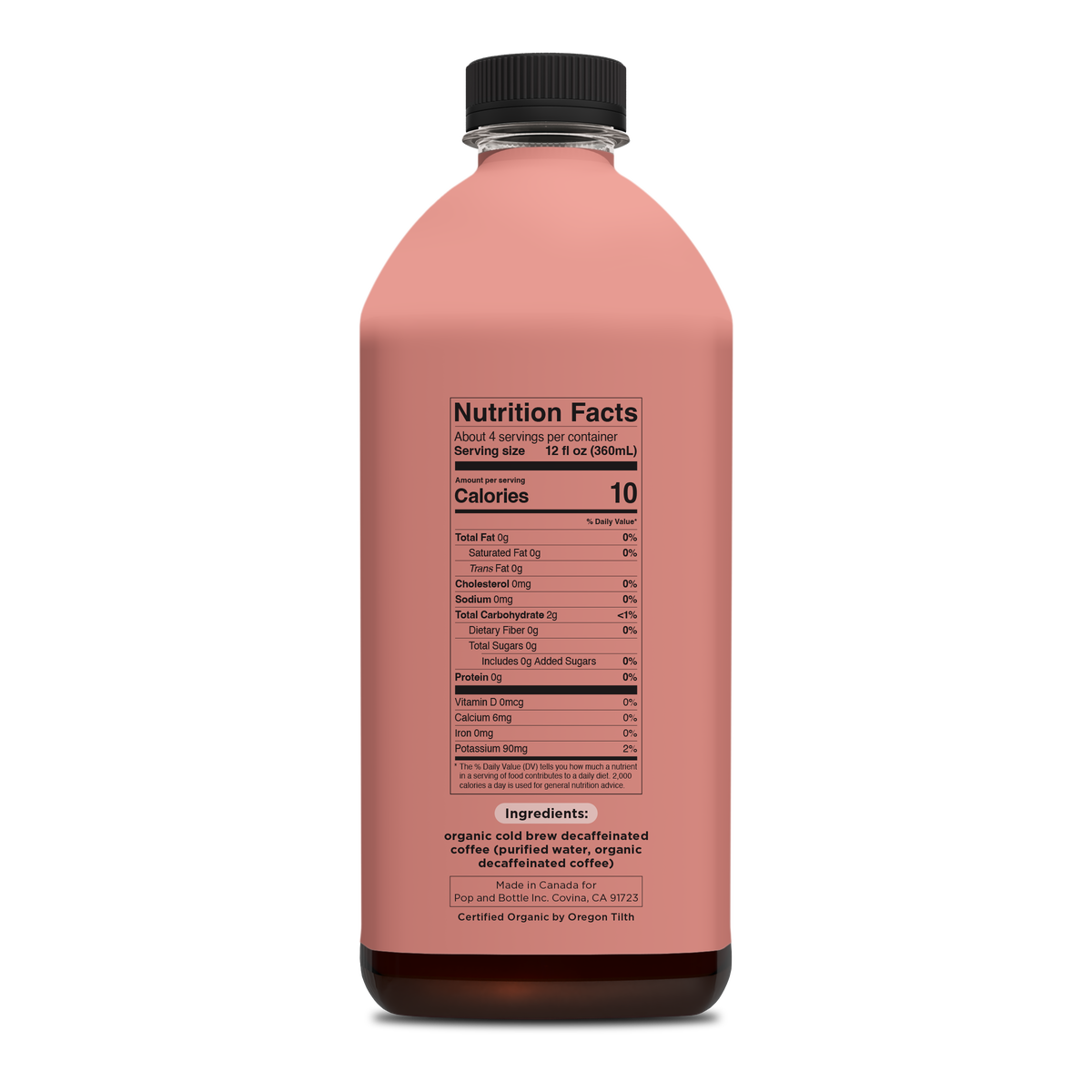 Organic Decaf Cold Brew Coffee