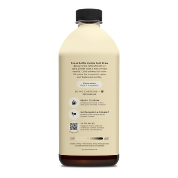 Organic Cold Brew Coffee | Vanilla
