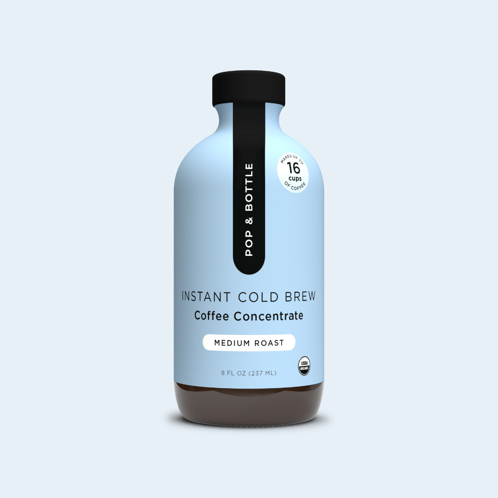 Pop & Bottle Medium Roast Instant Cold Brew Coffee Concentrate