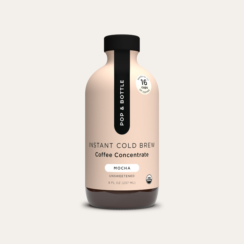 Pop & Bottle Mocha Instant Cold Brew Coffee Concentrate