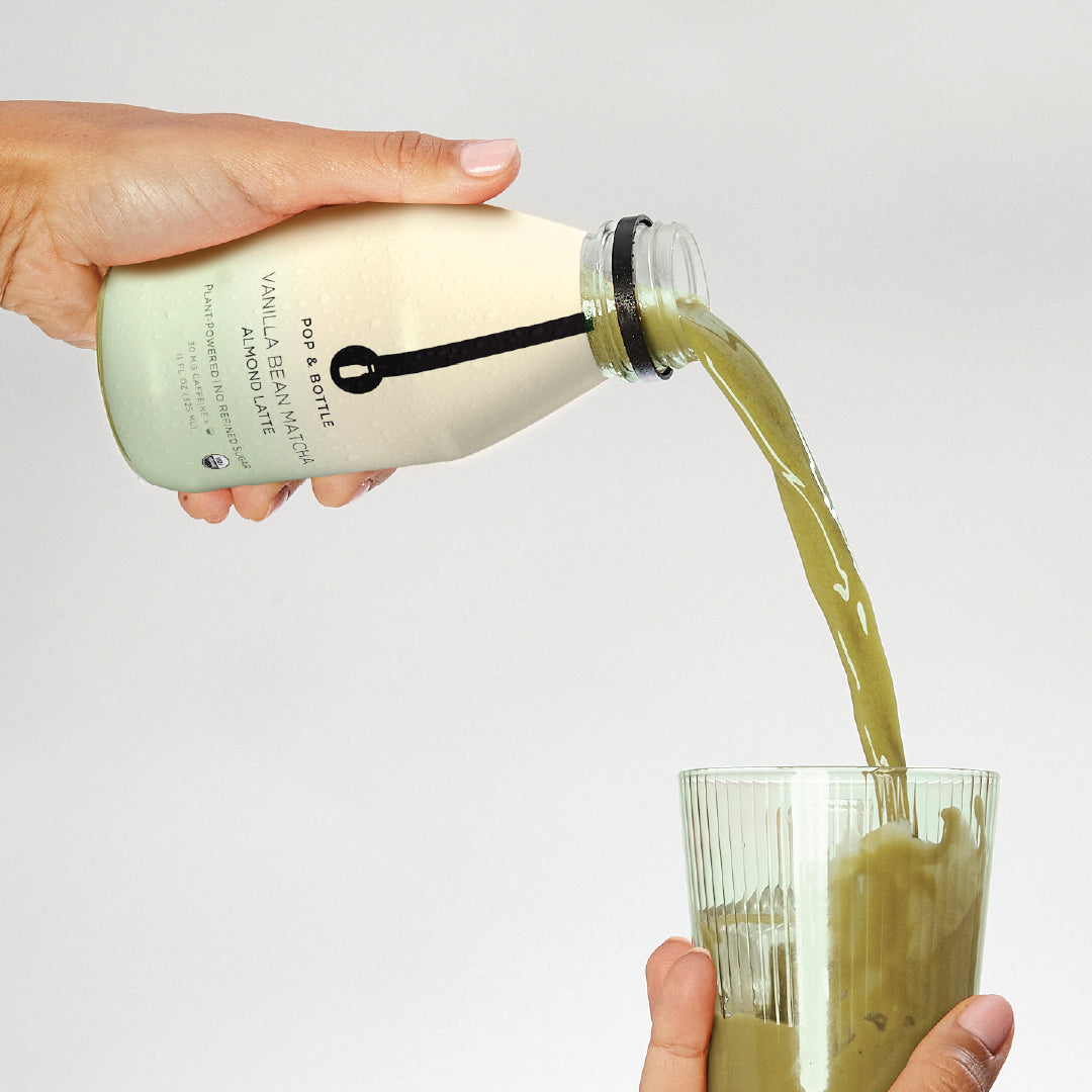 Vanilla Bean Matcha | Almond Milk Latte