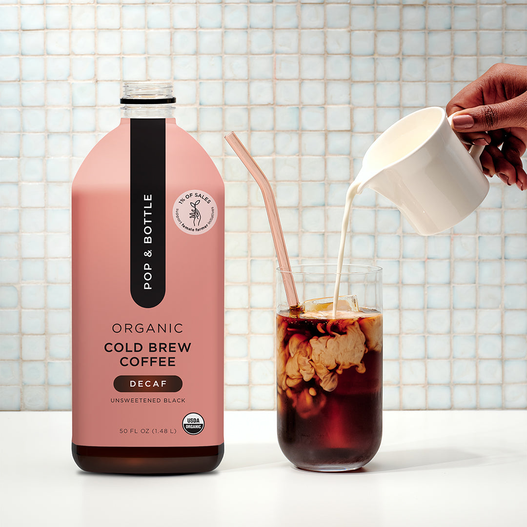 Organic Cold Brew Coffee | Decaf – Pop & Bottle