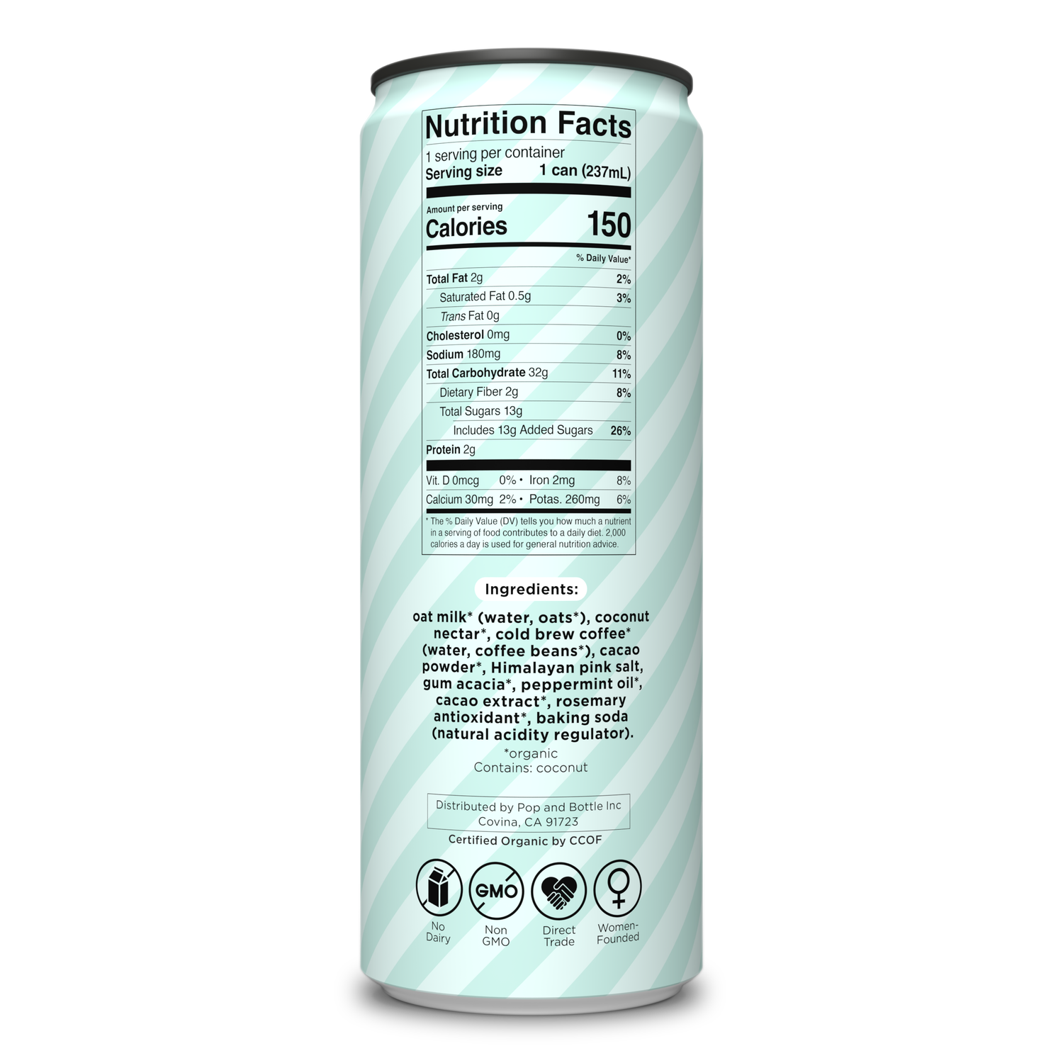 Peppermint Mocha Cold Brew | Oat Milk Latte