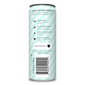 Peppermint Mocha Cold Brew | Oat Milk Latte