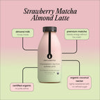 Strawberry Matcha | Almond Milk Latte