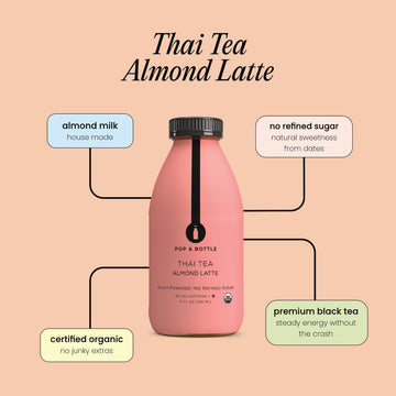 Thai Tea | Almond Milk Latte