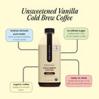 Unsweetened Vanilla |  Cold Brew Coffee