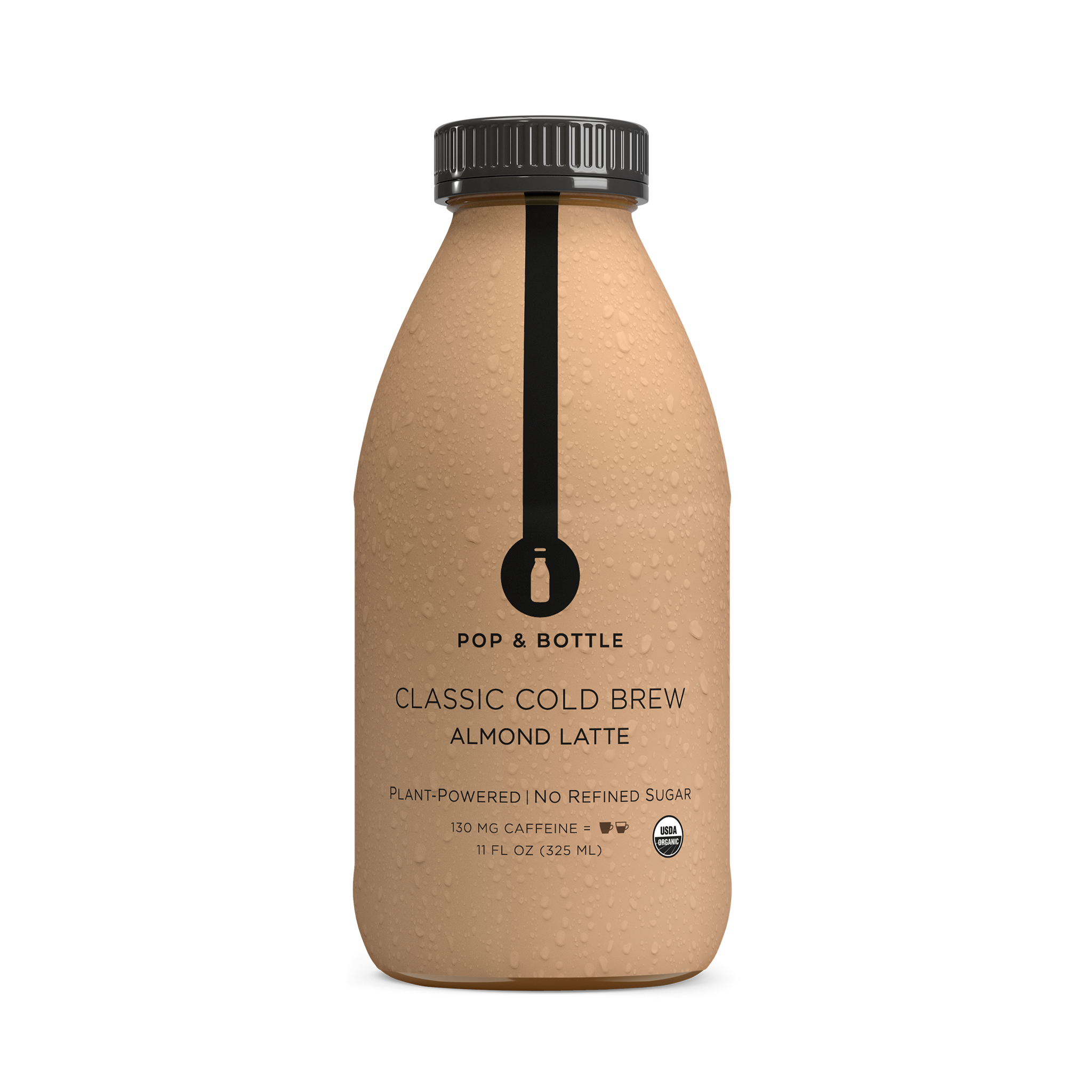 Pop & Bottle  Classic Cold Brew Almond Milk Latte