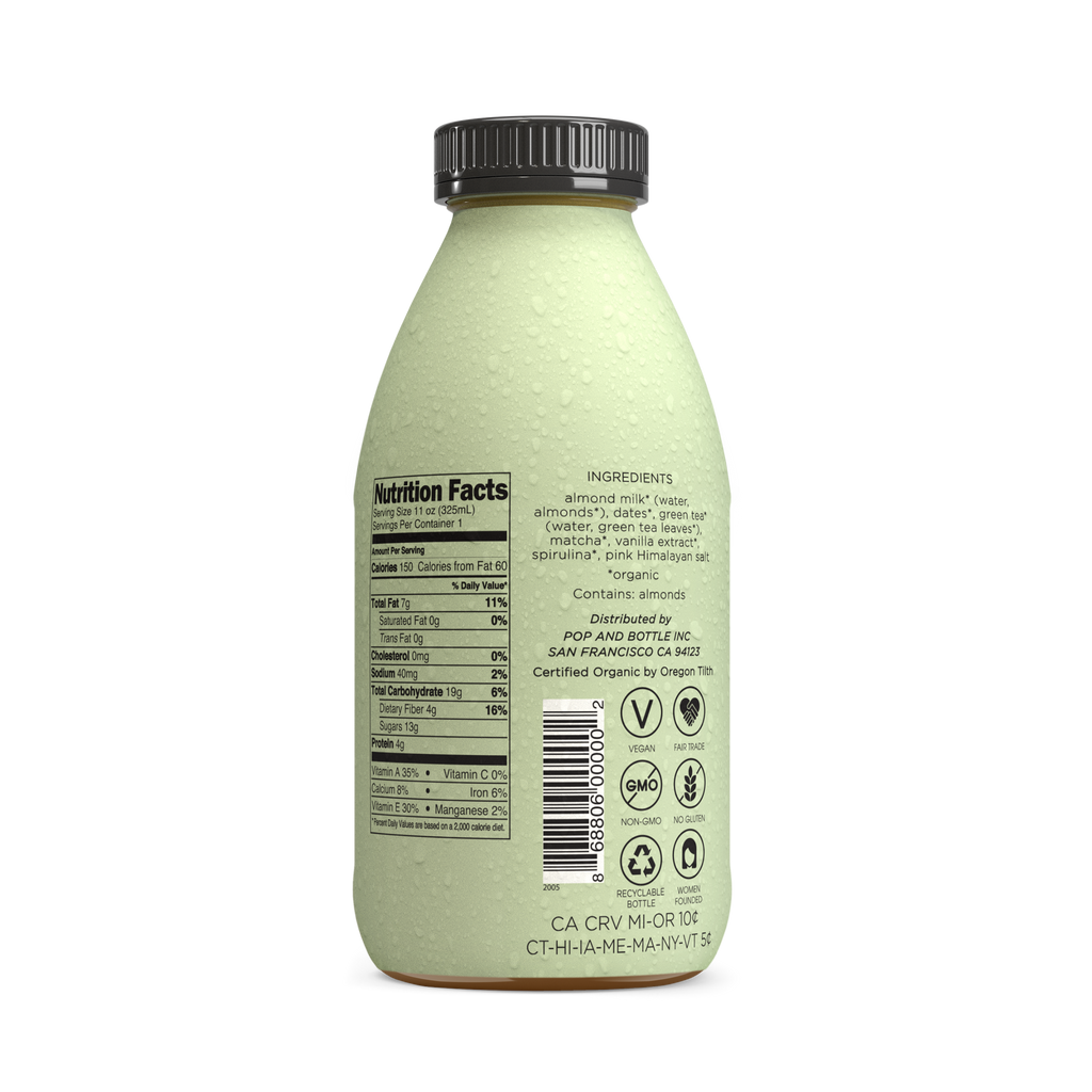 Matcha Green Tea | Almond Milk Latte