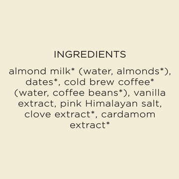 Vanilla Cold Brew Almond Milk Latte