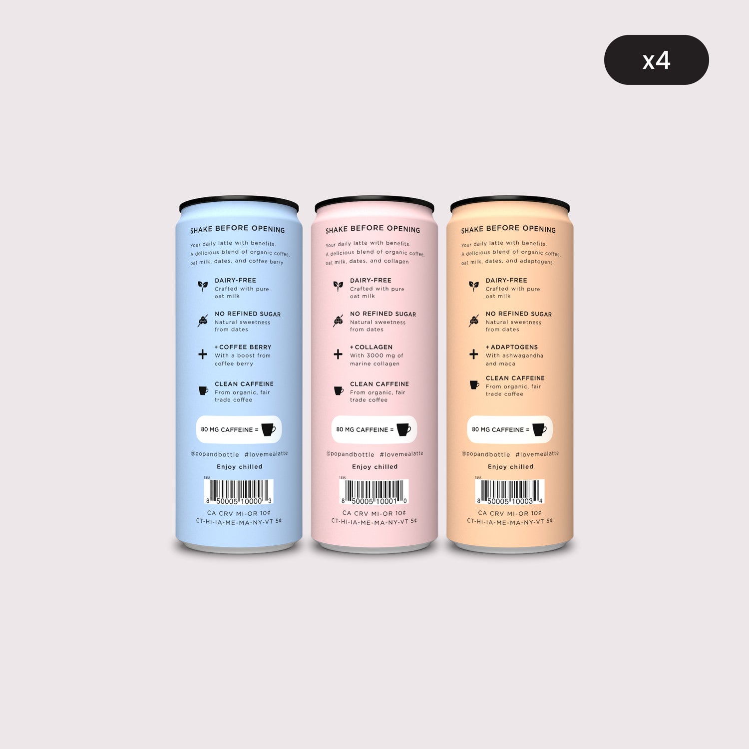 Cold Brew Variety | Oat Milk Latte